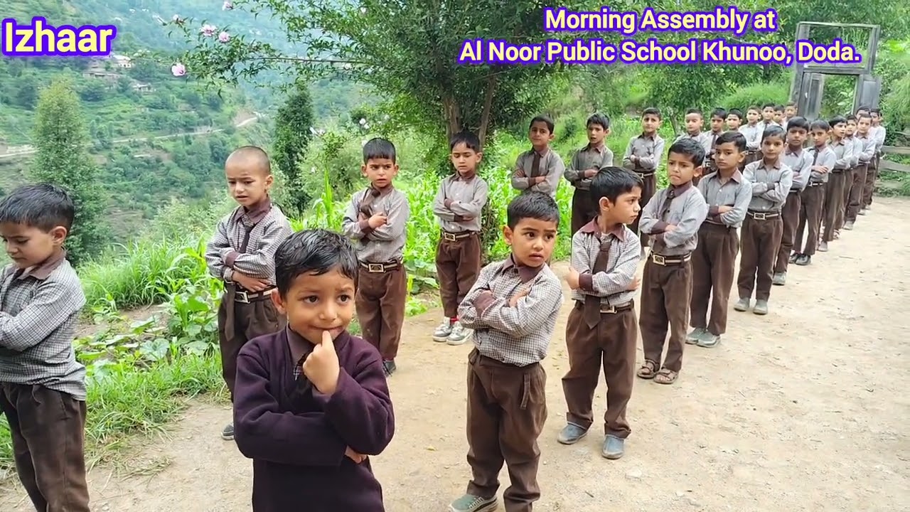 Khudi ka Siir e Neha'n || Morning Assembly at APS Khunoo ||  Doda |  خودی کا سر نہاں لا الہ اللہ   