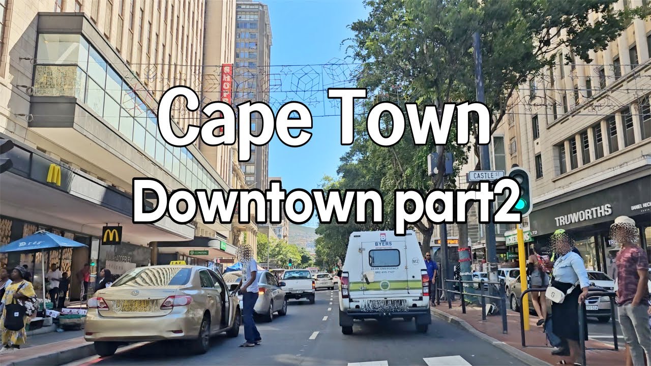 Cape Town downtown(CBD) driving, part 2