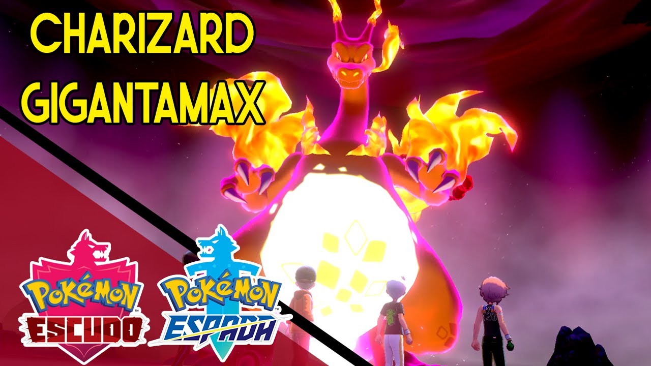CHARIZARD GIGANTAMAX + UBICACIÓN-Pokémon Espada y Escudo