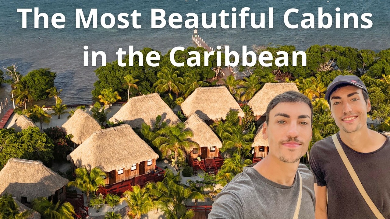 BELIZE 2. CARIBBEAN. THE MOST CHARMING CABINS IN BELIZE, CENTRAL AMERICA. CAYE CAULKER ISLAND.