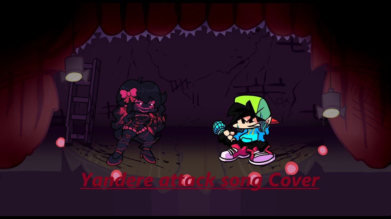 Friday Night Funkin | Yandere attack but is evil Rainbow and Gaius sing it