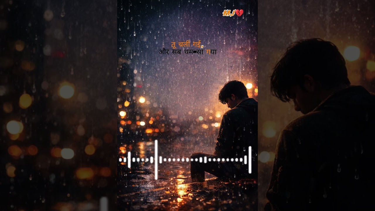 तू चली गई 💔 | Heart Touching Sad Song | Emotional Hindi Lyrics