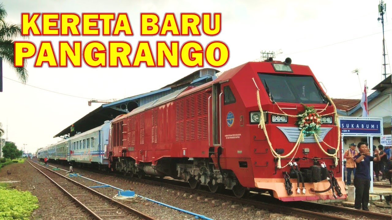 PERTAMA KALI !! NAIK KERETA TERBARU PANGRANGO TAMBAHAN dengan Lokomotif MERAH CC 300 (Trip Report)