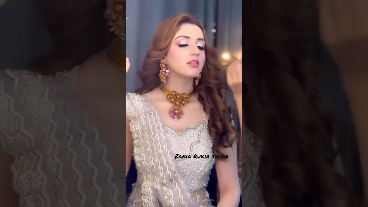 Zakia Rukia salon makeup Karachi