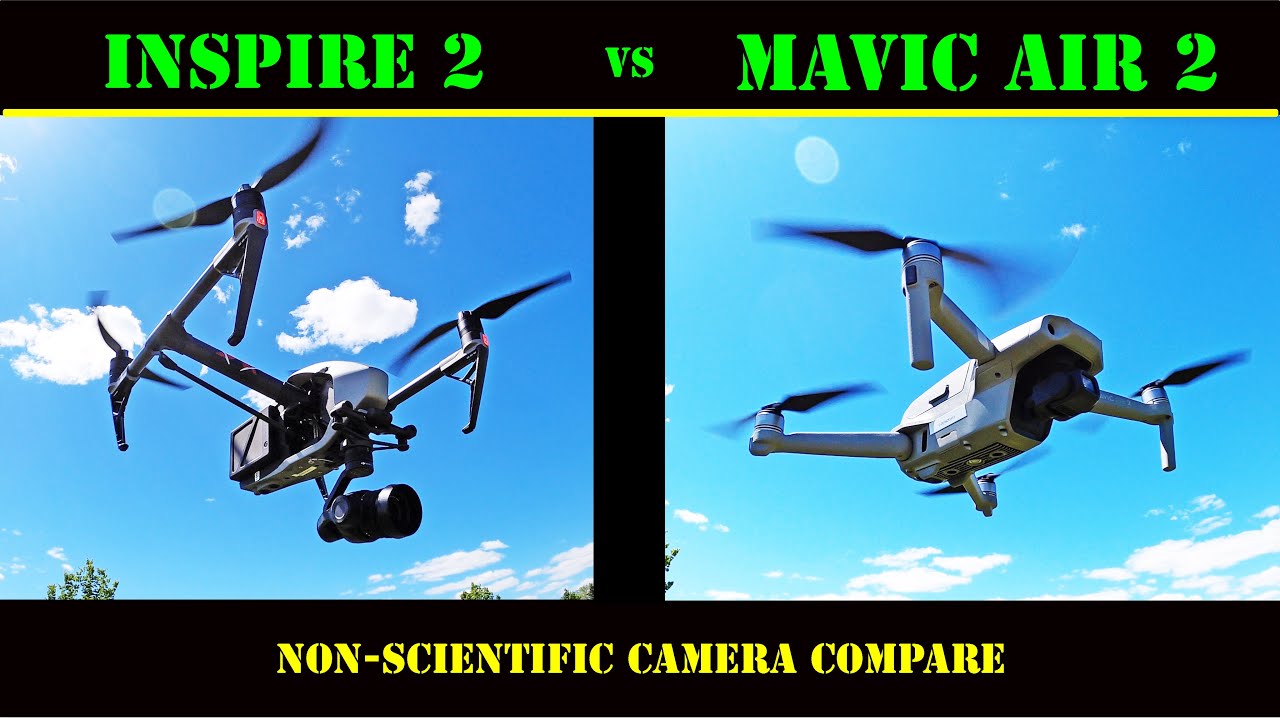 DJI Inspire 2 vs Mavic Air 2 - Can you see a difference?