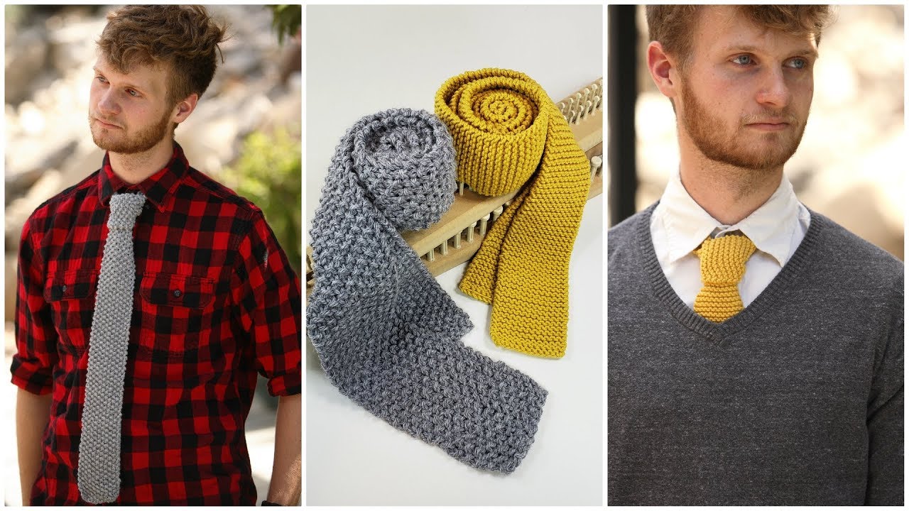 Loom Knit Ties EASY Loom Knitting Pattern