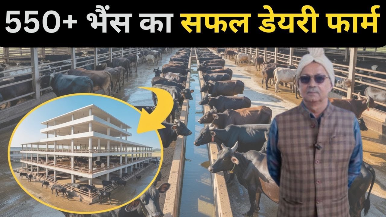550+ भैंस का सफल डेयरी फार्म | Dairy Farming Business Plan | Pratap Dairy Farm |  Nature Agrri