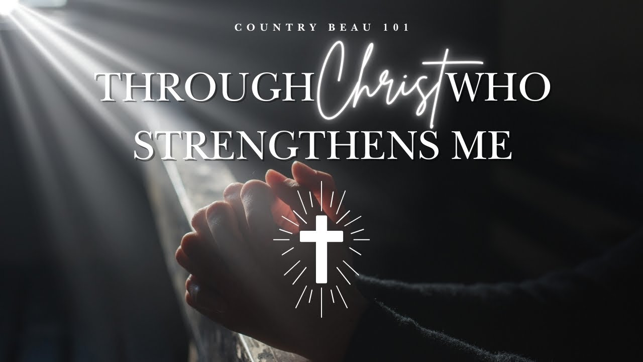 Through Christ Who Strengthens Me |  Country Pop Gospel Duet (Official Lyrics Video Visualizer)