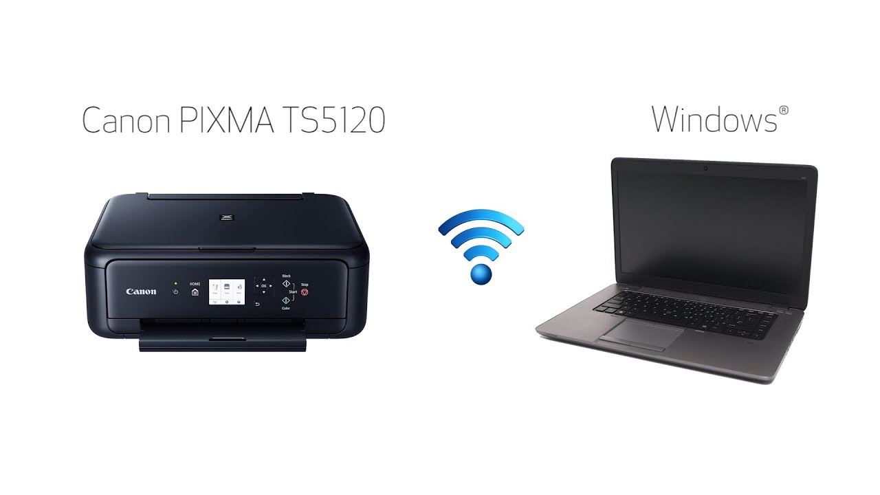 Setting up Your Wireless Canon PIXMA TS5120 - Easy Wireless Connect with a Windows Computer