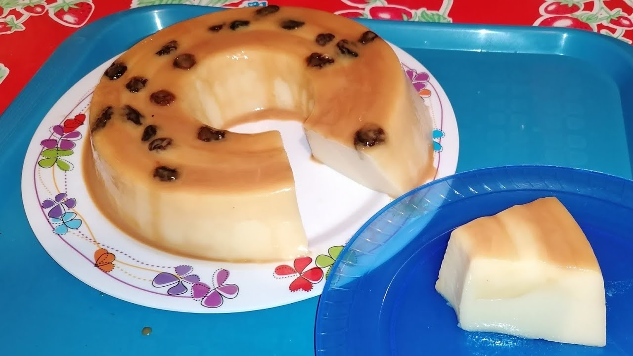 Flan de maizena postre de pocos ingredientes flan sin huevo y sin horno
