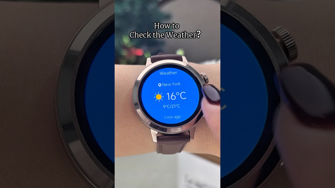 A Smartwatch That Can Check the Weather! | FANY Luna 