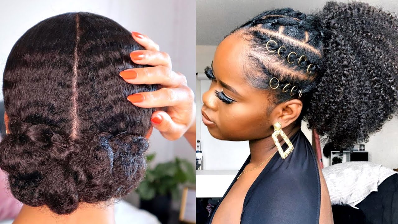 GROW LONG NATURAL HAIR WITH THESE STYLES