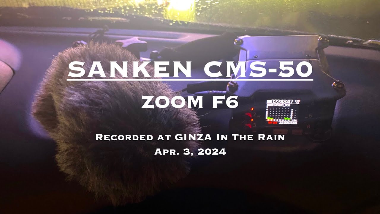 SANKEN CMS-50 and ZOOM F6