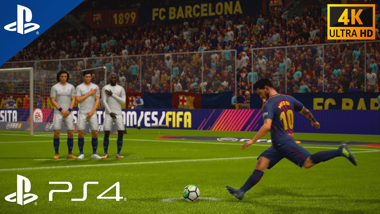 FIFA 18 - PS4 [4K 60FPS] Gameplay