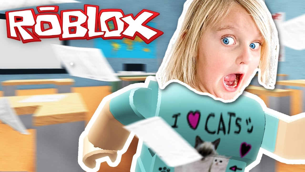 PARKER is ESCAPING School! ROBLOX