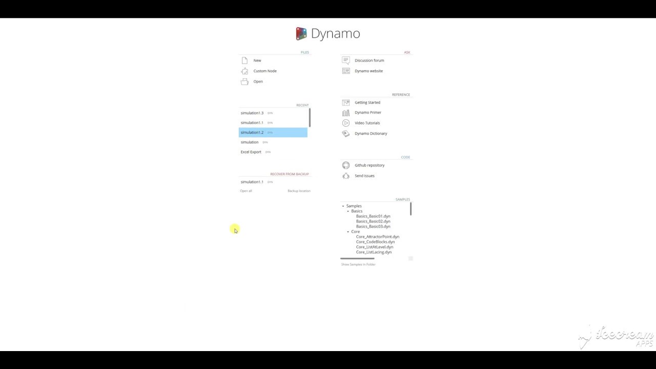 Dynamic Simulation  by Dynamo (Dynamic Motion Overview)