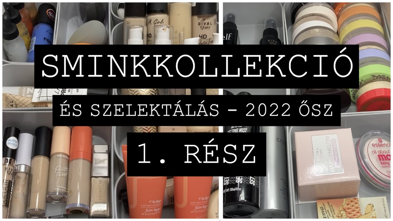 SMINKKOLLEKCIÓ ÉS SZELEKTÁLÁS 1.RÉSZ - 2022. ŐSZ | PaLetta