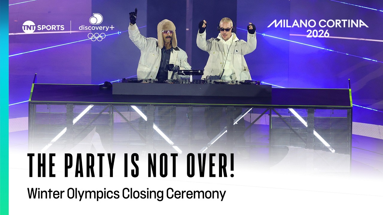 This is EPIC! MAJOR LAZER bring the party to the closing ceremony 🕺 💃 | Winter Olympics 2026