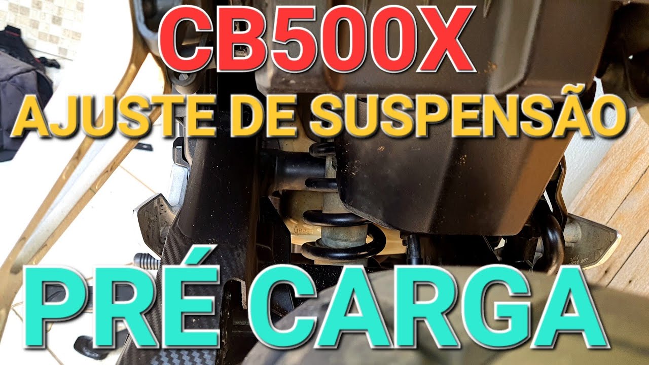 CB 500x COMO AJUSTAR A SUSPENSÃO