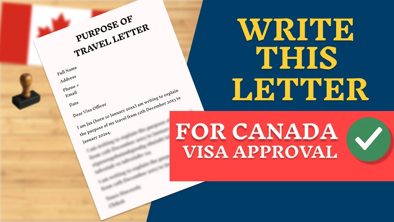 How to Write a Purpose of Travel Letter for Canada Visitor Visa Fast Approval (2026)