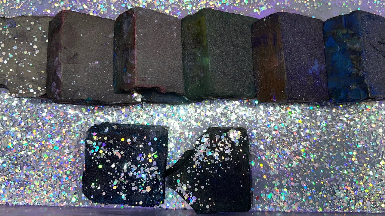 Black dyed surprise blocks collab with @AquariusDustASMR