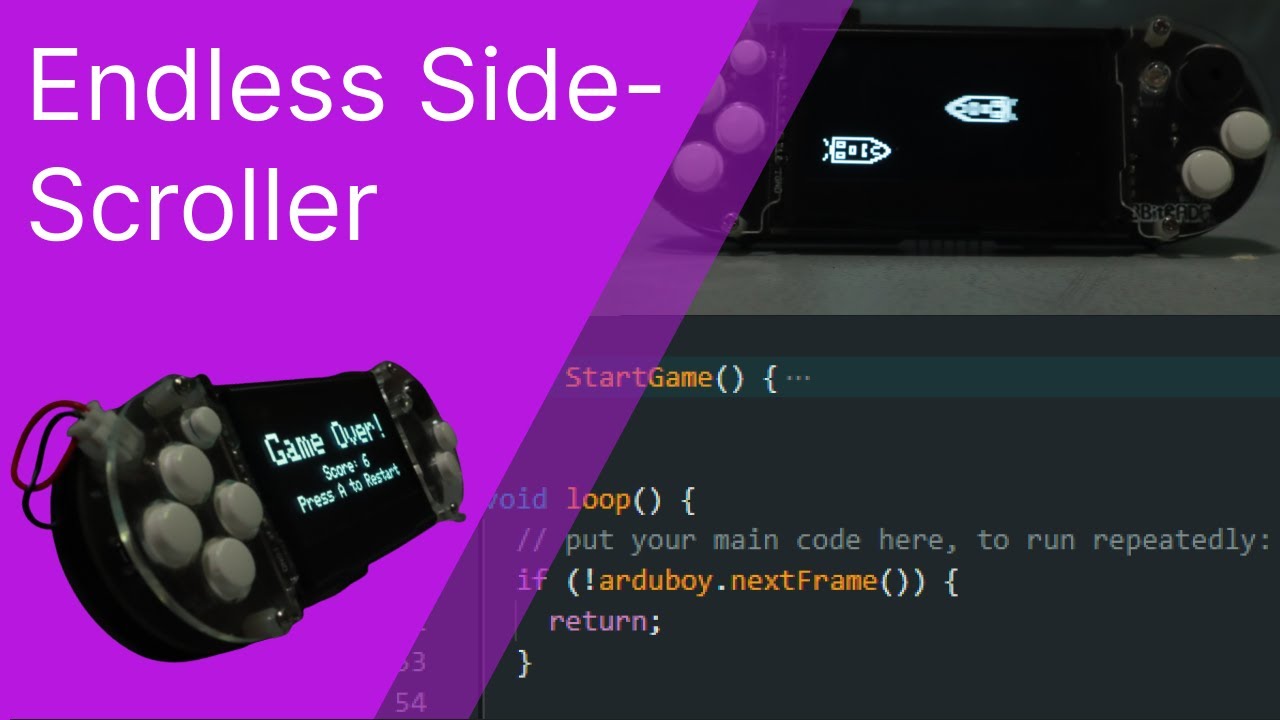 Endless Ships Game | 8BitCade XL Tutorial
