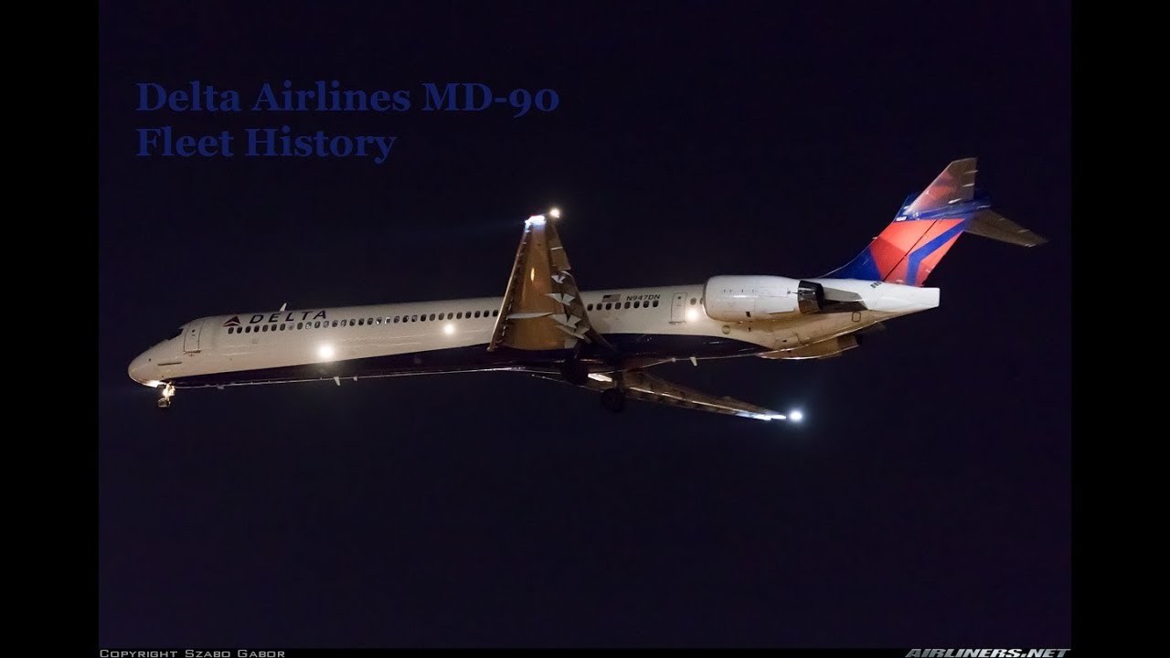 Delta Airlines MD-90 Fleet History (1995-Present)