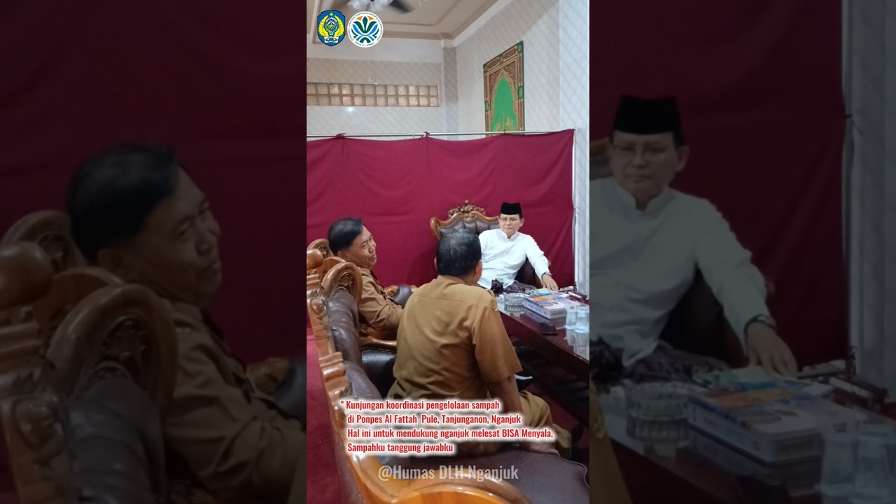 Kunjungan koordinasi Pengelolaan Sampah di Ponpes Al Fattah, Pule - Tanjunganon - Nganjuk