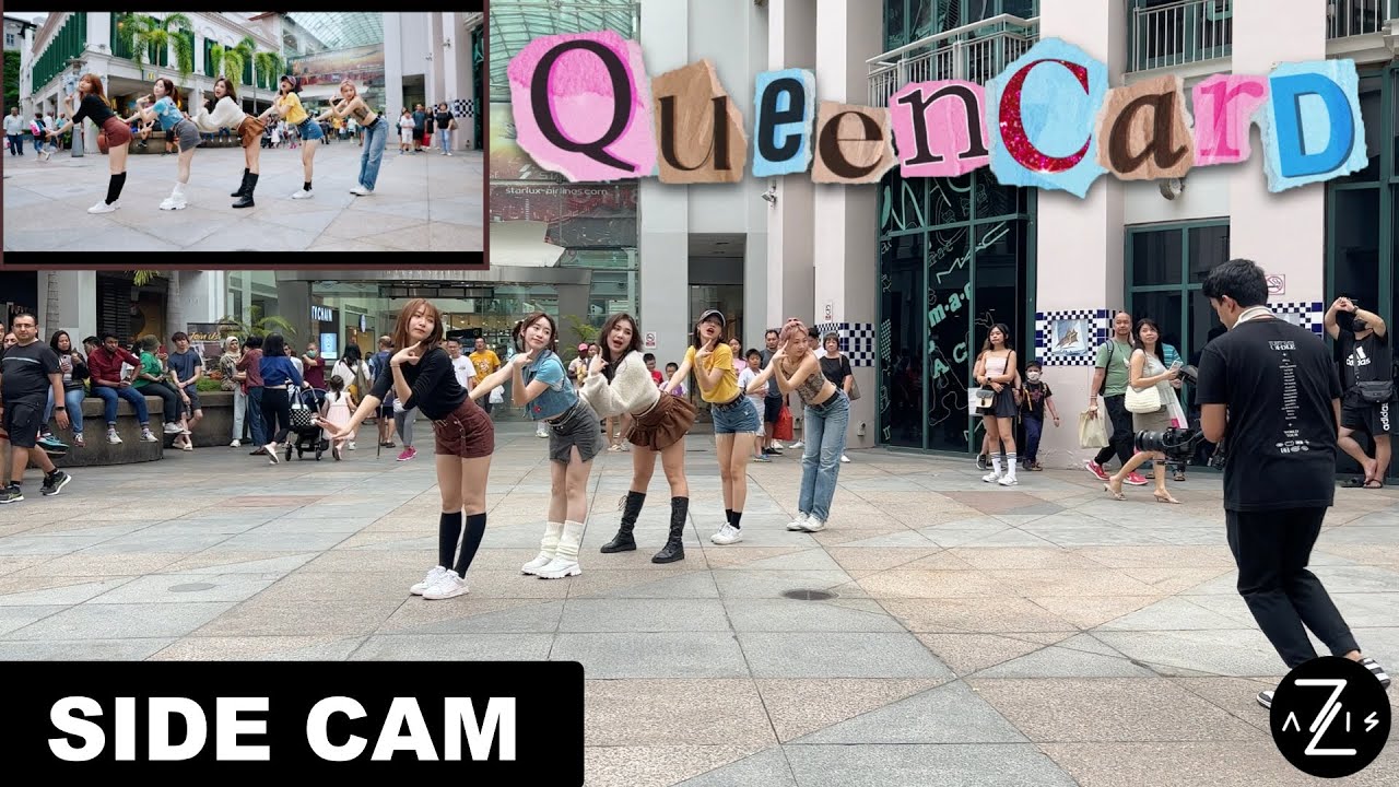 [KPOP IN PUBLIC / SIDE CAM] (여자)아이들 (G)I-DLE - '퀸카 Queencard' | DANCE COVER | Z-AXIS FROM SINGAPORE