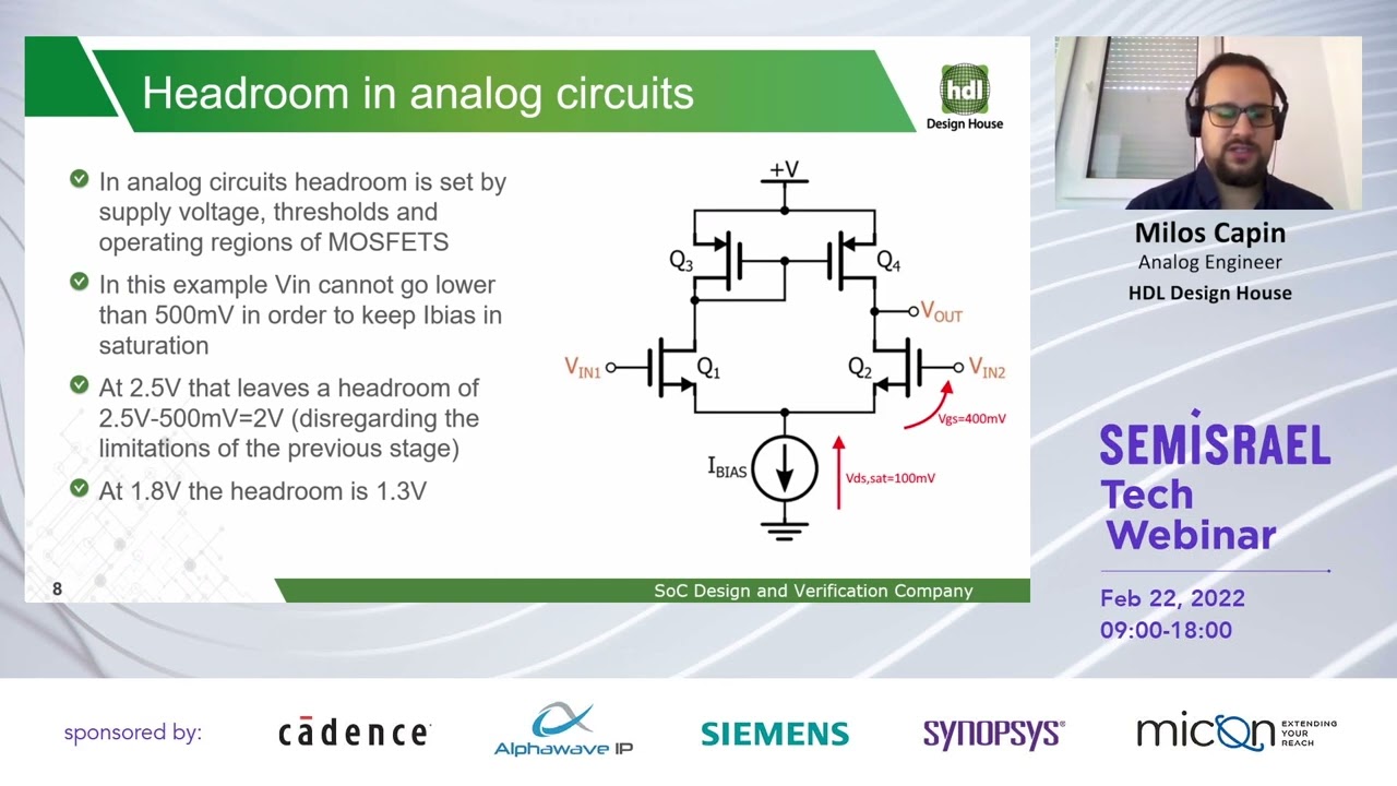 Analog Design Flow and Porting: an Overview by Milos Capin​, Analog Engineer, HDL Design House