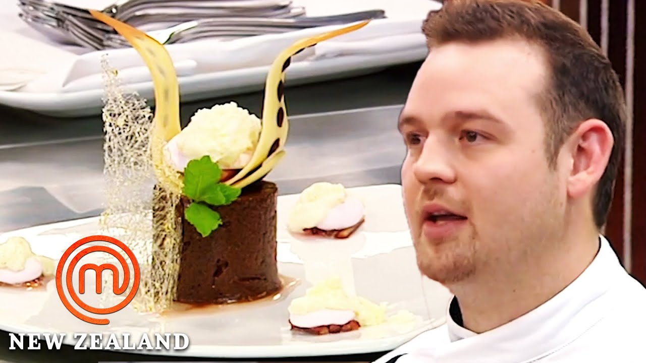 Chocolate and Pistachio Marquise Replication Challenge | MasterChef New Zealand | MasterChef World