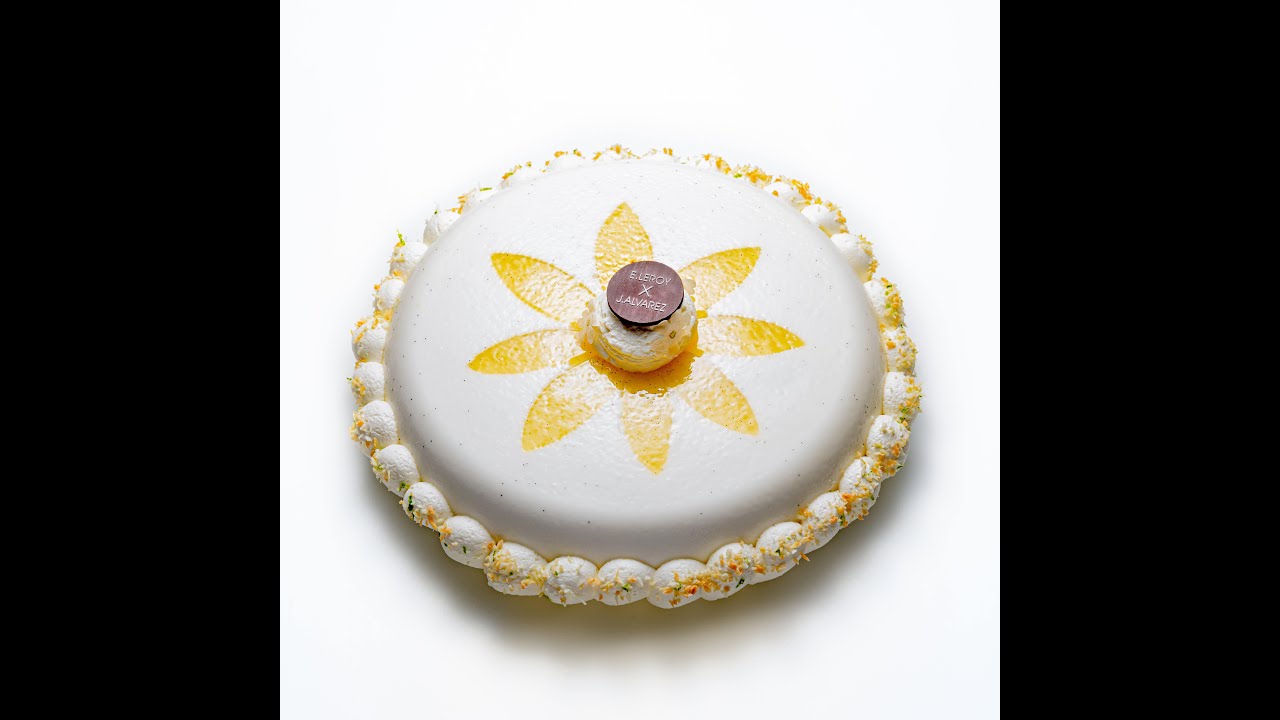 Entremets coco-ananas jasmin / Coconut-pineapple jasmine entremets Julien Alvarez & Etienne Leroy