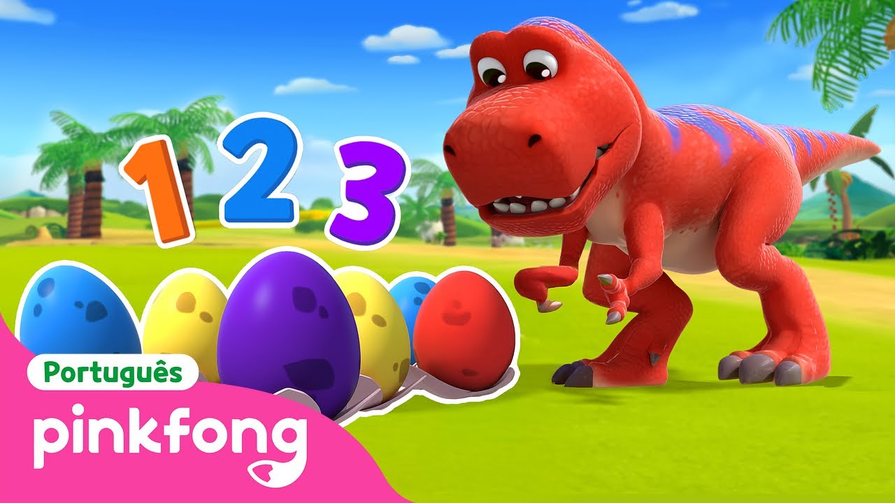 Vamos Estudar com T-Rex | Escolinha do Dino |+Completo | Pinkfong, BebêTubarão!Canções para Crianças