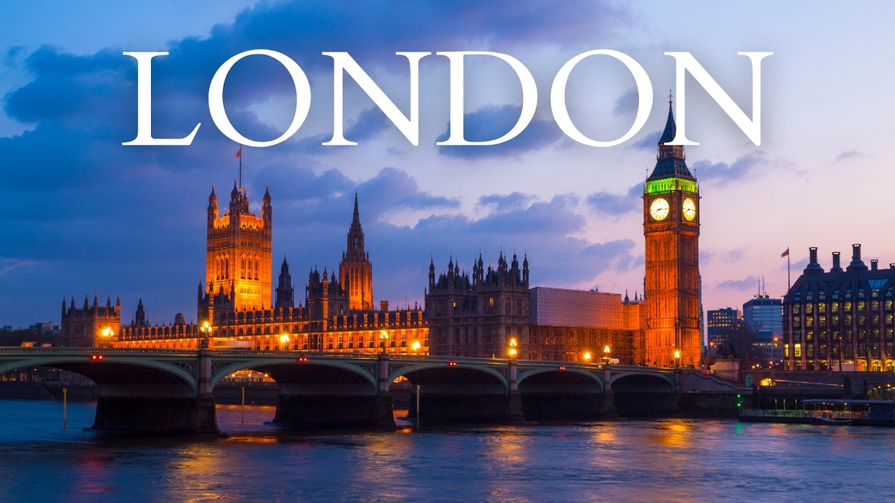 LONDON From Above (4K UHD) Aerial Drone Tour | Relaxing Music & Stunning Skyline Views