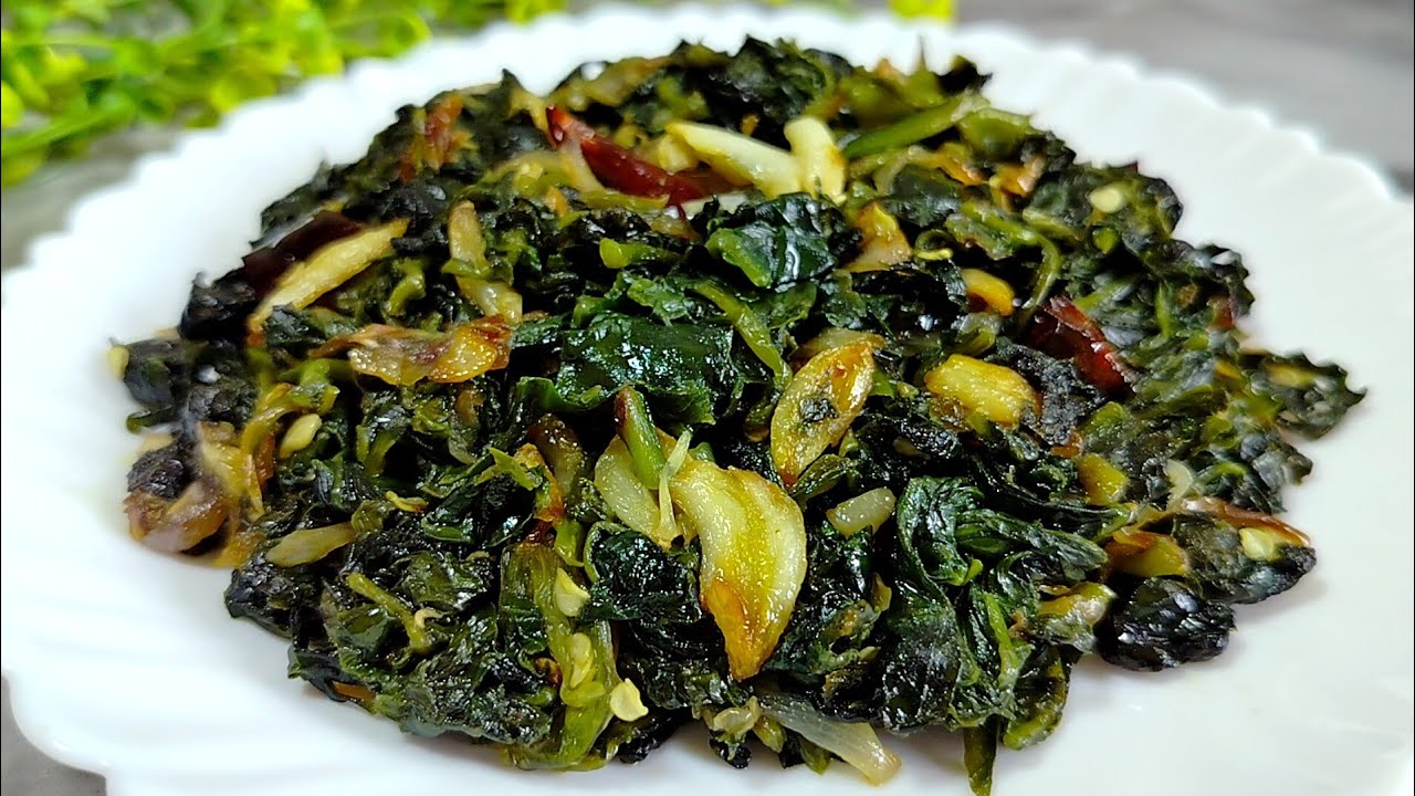 মজাদার পুঁইশাক ভাজি | Simple Puishak Bhaji | Puishak Vaji Recipe | Malabar Spinach Fry | Basella Fry