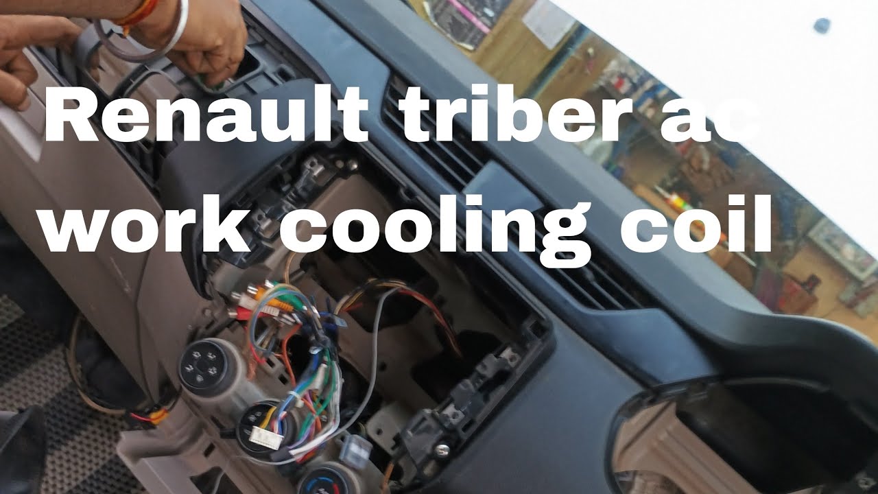 renault triber ac cooling coil and dash bord remove