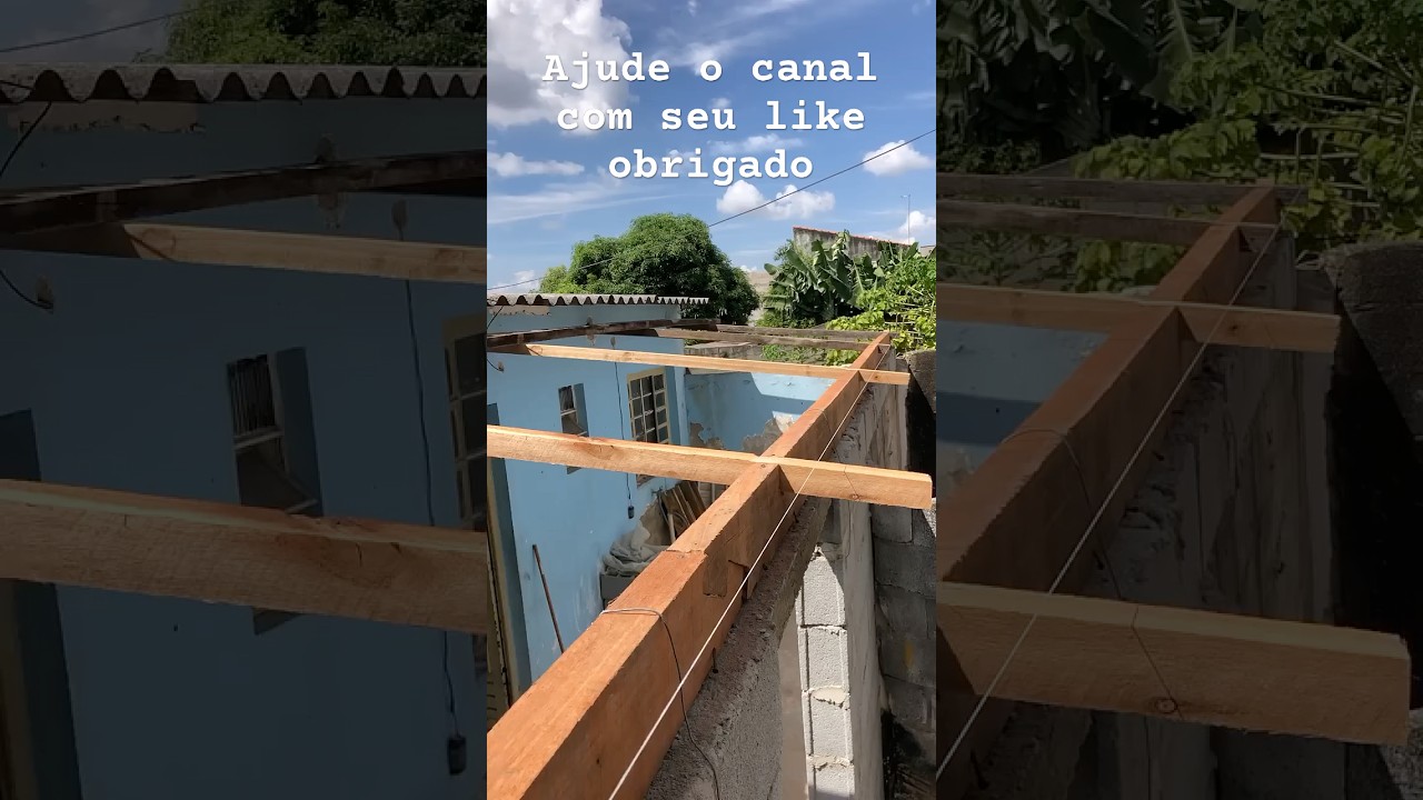 Madeiramento para telhado de telha Brasilit