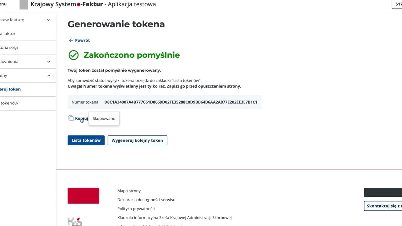 FakturaLight - Jak wygenerować TOKEN KSeF dla środowiska demo?
