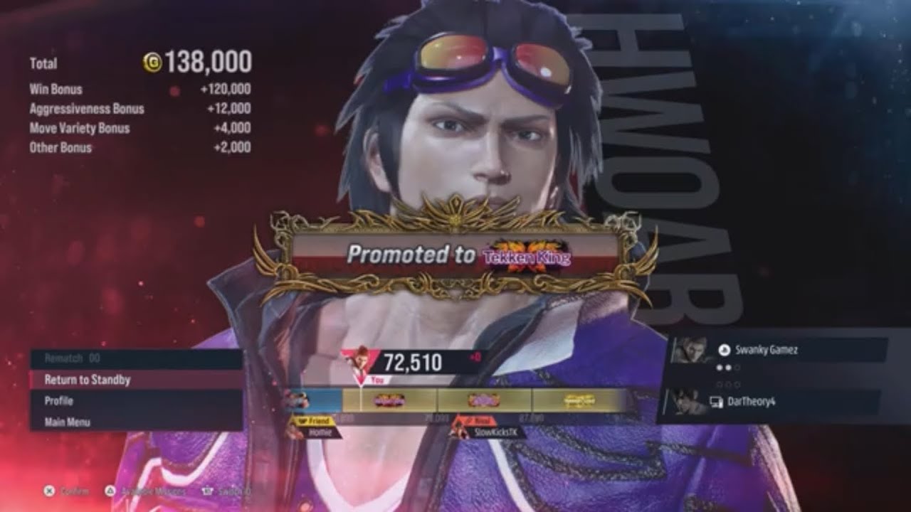 Hwoarang Makes Tekken King