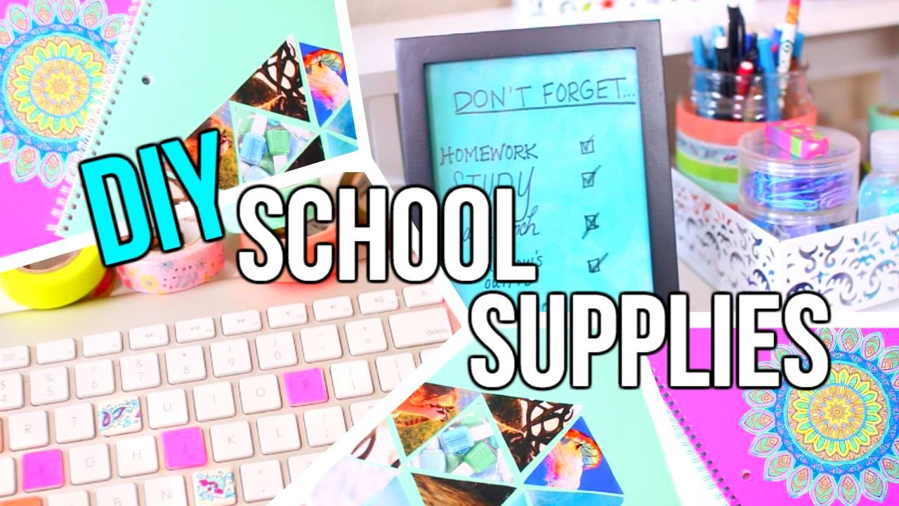 DIY School Supplies | Back to School 2015! | Courtney Lundquist