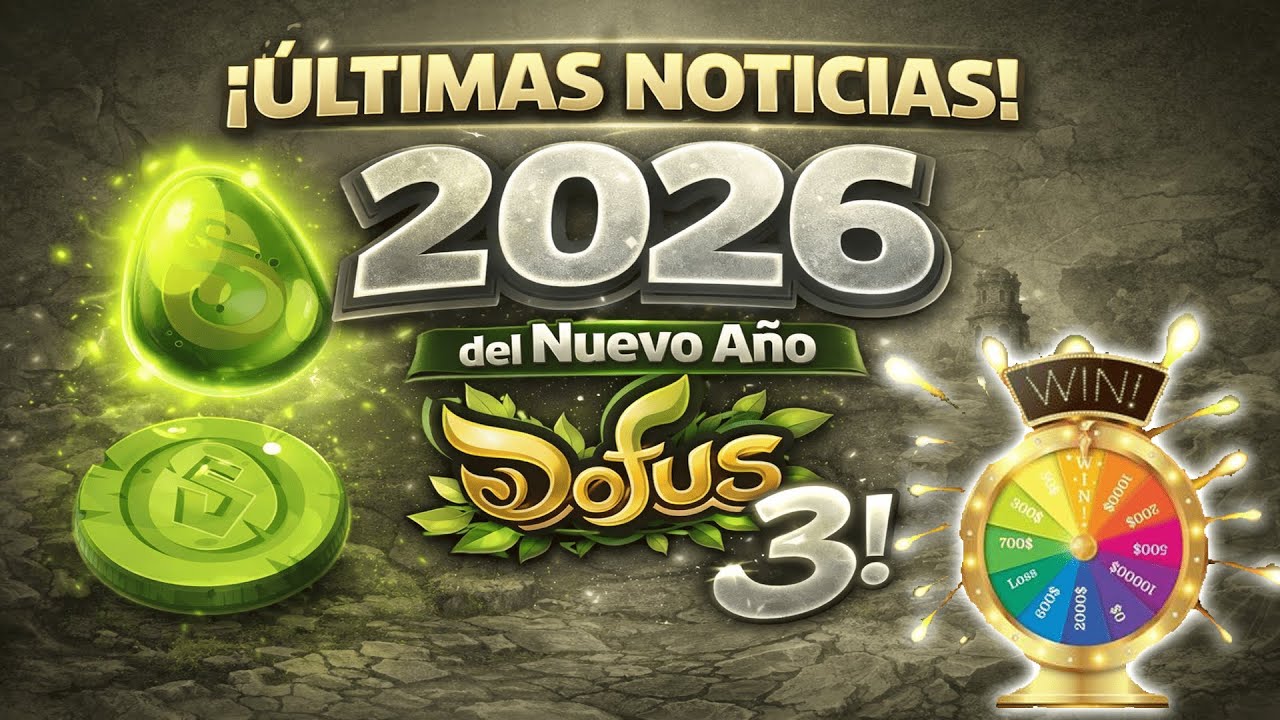 ¡ÚLTIMAS NOTICIAS del Nuevo Año 2026 en DOFUS 3!