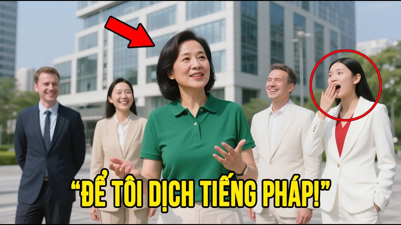 Nữ Tỷ Phú Điếng Người Khi Thấy Lao Công Nói Tiếng Pháp–Hôm Sau việc cô làm khiến Cả Công Ty Ngơ Ngác