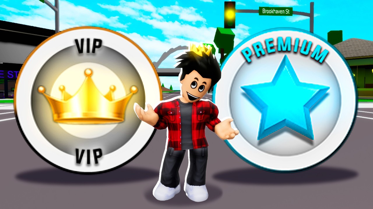 GAMEPASS VIP vs PREMIUM NO BROOKHAVEN RP!