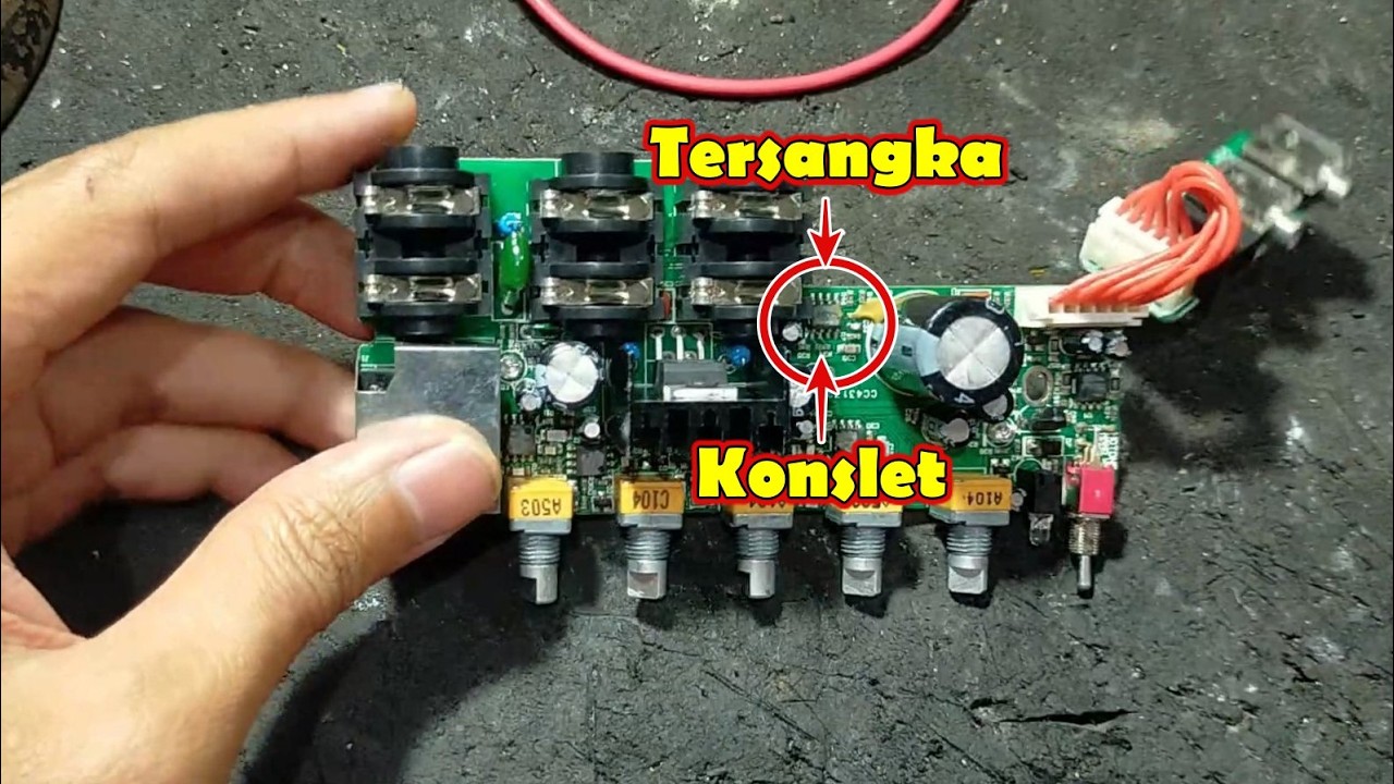 Servis Ampli Gitar Mini Rusak Tidak Bunyi