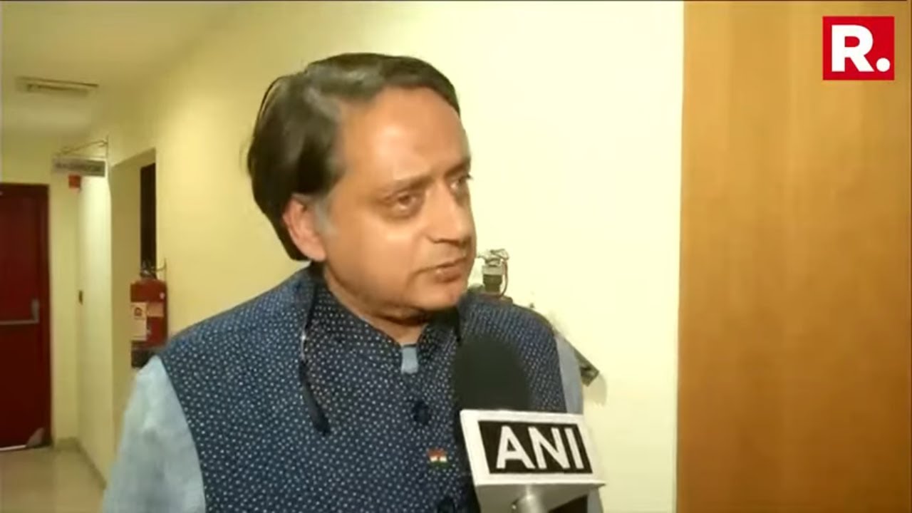 Congress Leader Shashi Tharoor Comments On Maharashtra's Political Crisis