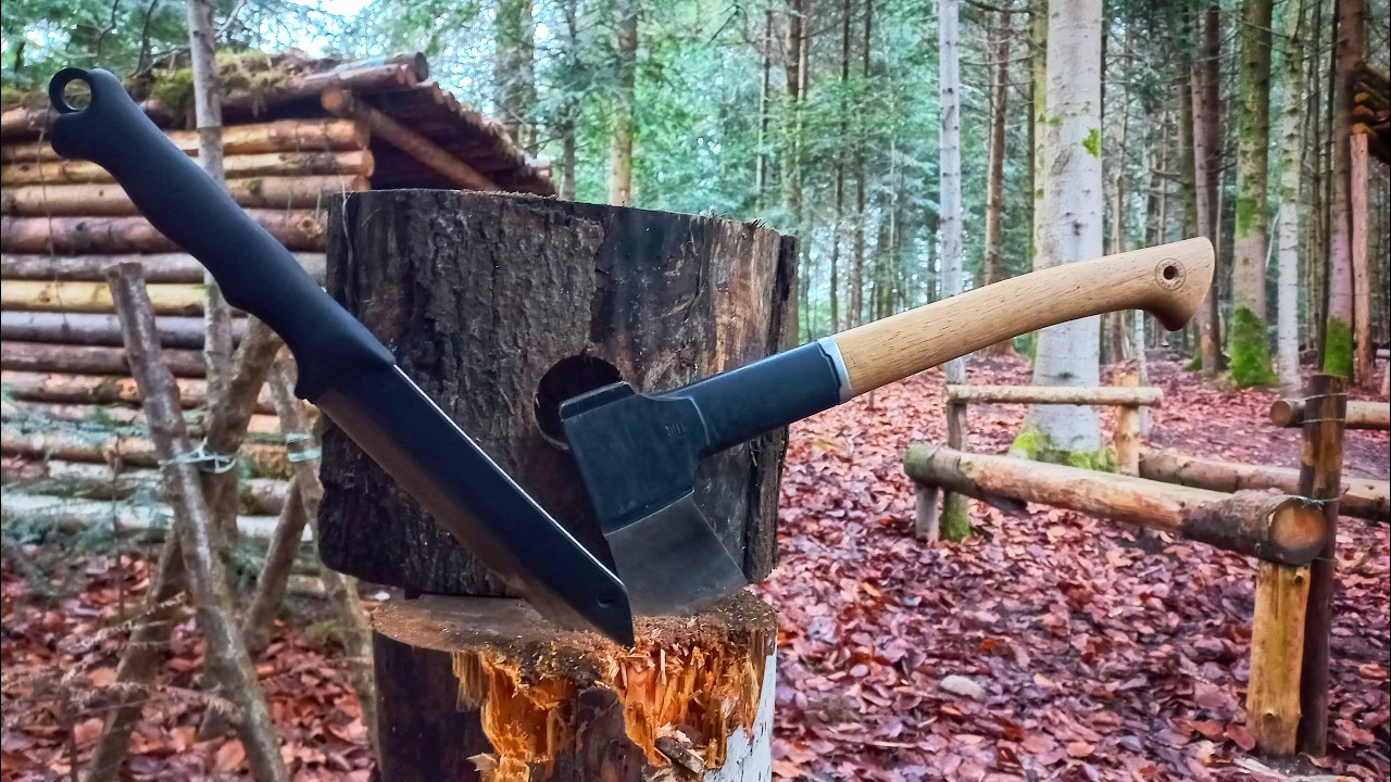 Skrama 240 VS. Fiskars Norden N10 | AXT vs. MESSER | Nicolas Keller