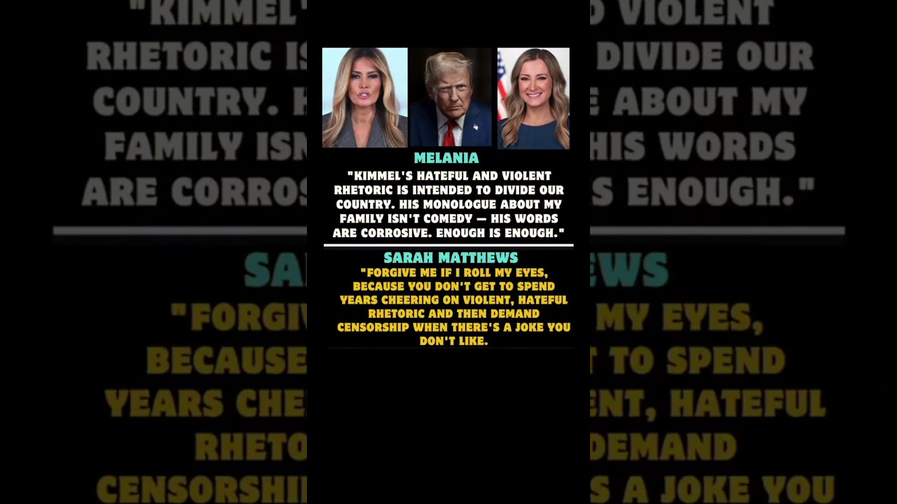 Melania Trump vs. Jimmy Kimmel? War of Words Sparks National Debate