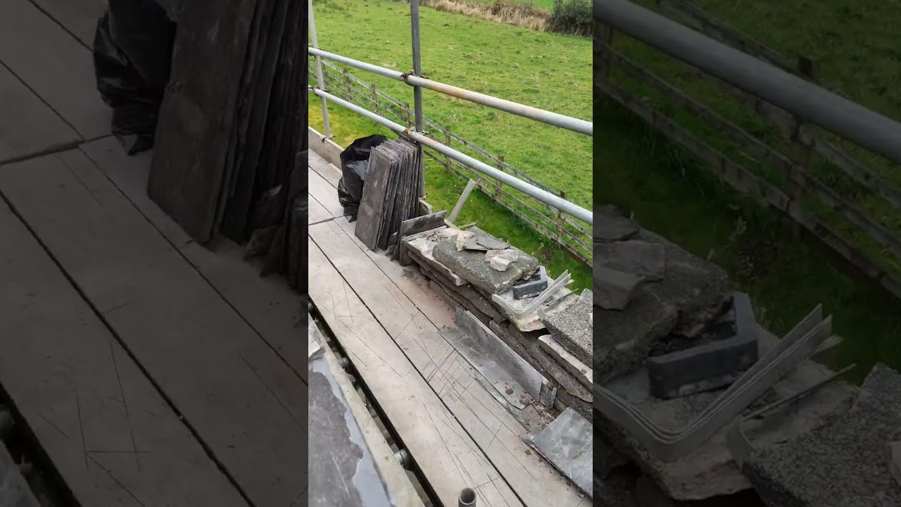 Reclaimed Welsh slate job.