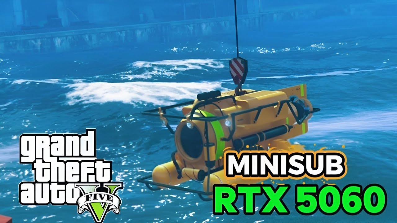 GTA V Minisub Mission 🚤 | RTX 5060 | GTA Enhanced Gameplay 🎮