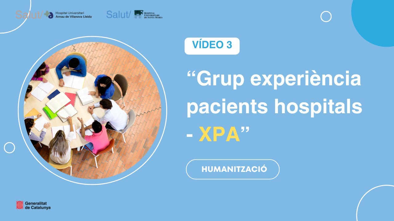 Grup experiència pacients hospitals - XPA
